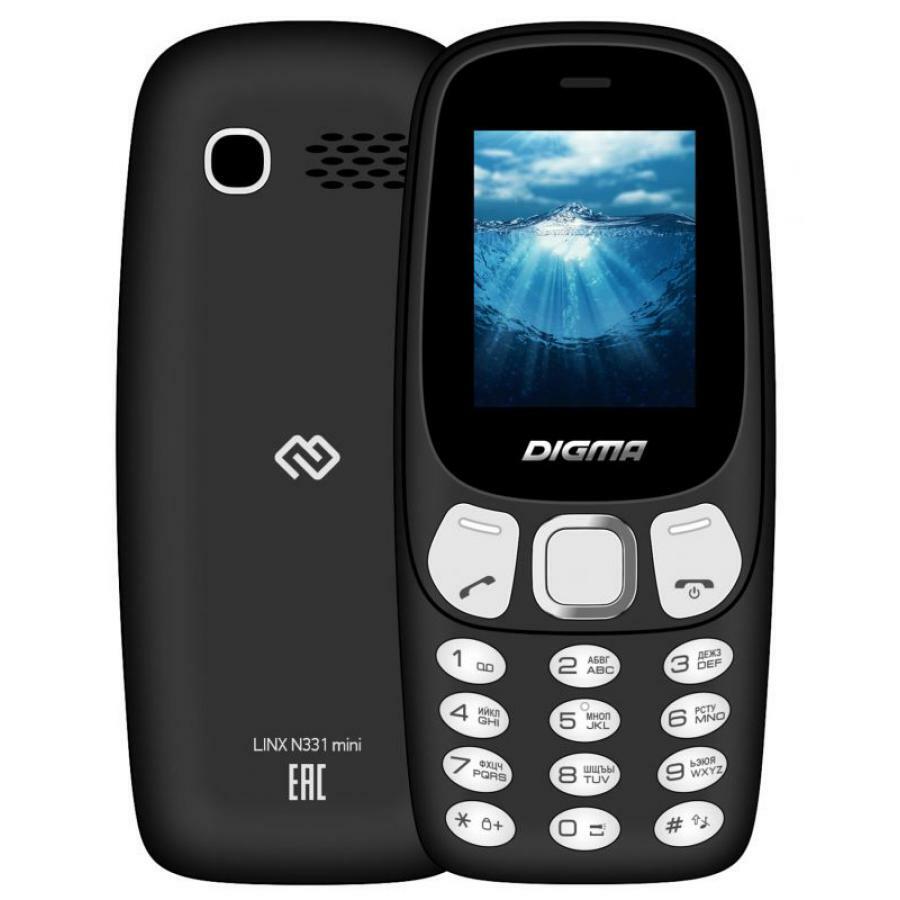 Telefono cellulare Digma Linx N331 mini 2G Nero