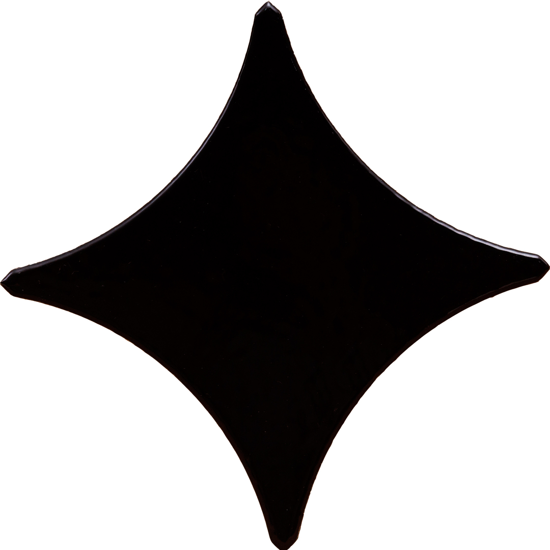 Bordüre aus Feinsteinzeug Gracia Ceramica Stella 110х110х8 mm schwarz 02