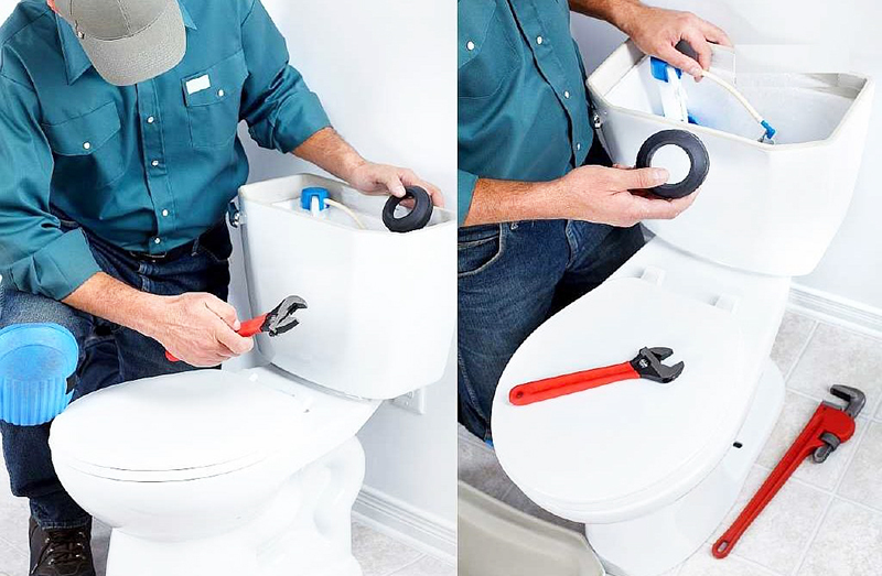 Wenn die Toilette beim Spülen von unten undicht ist, müssen Sie prüfen, in welchem ​​Zustand sich der Knopf befindet, und herausfinden, was zu diesem Zustand beigetragen haben könnte