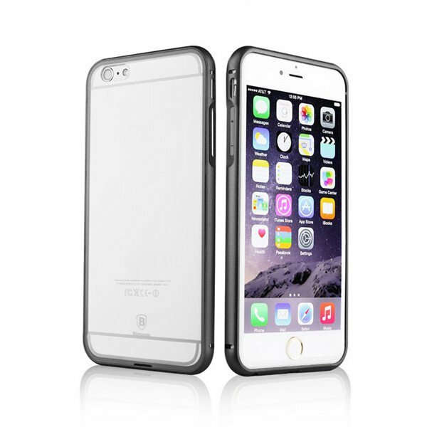 Bumper Frame Clear 1 Stück Aluminium Back Cover für Apple iPhone 6 6 Plus
