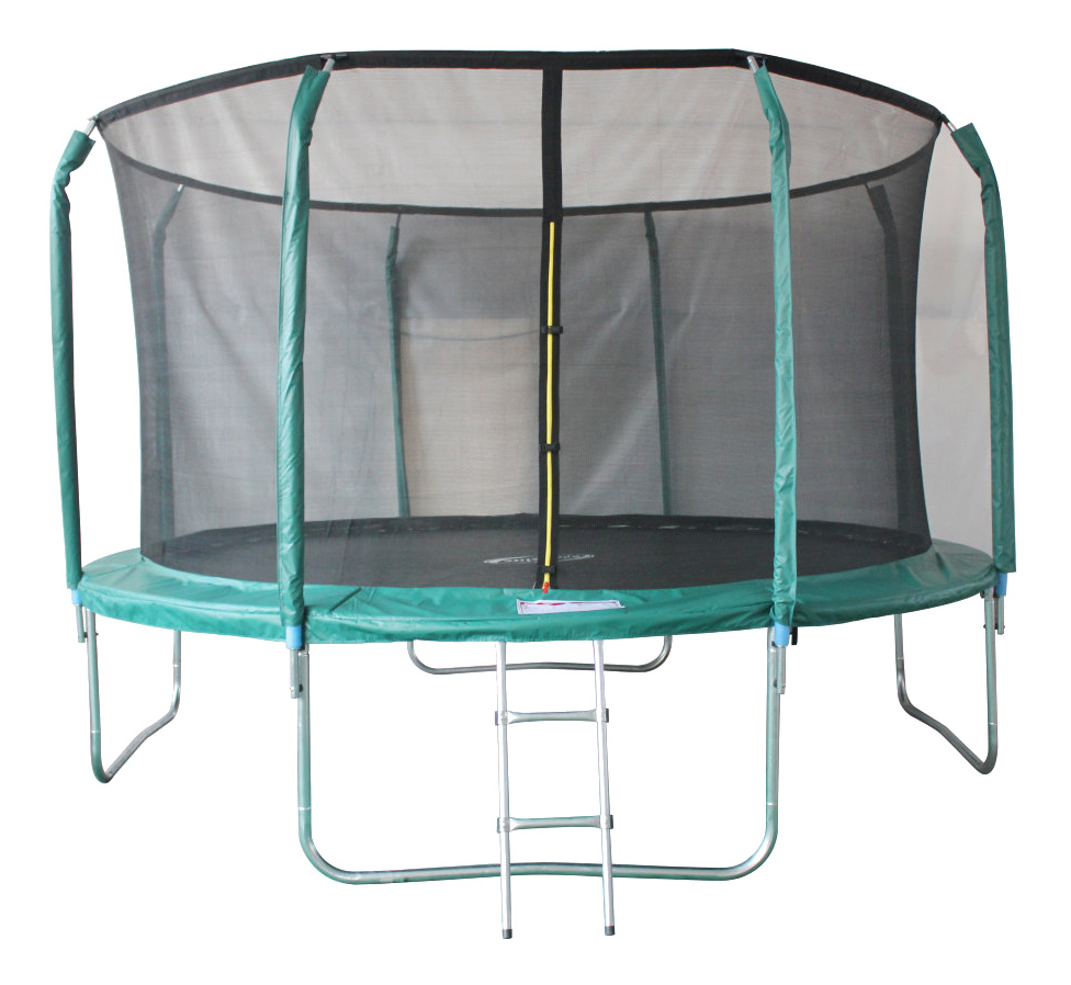 Trampolin Sportelite GB10201-12FT med mesh 366 cm, svart / grønn