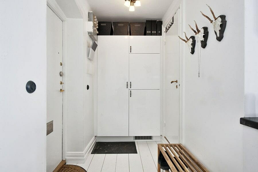 crno -bijele ideje za dizajn hodnika