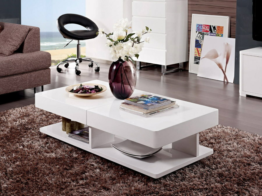 Contemporary style coffee table