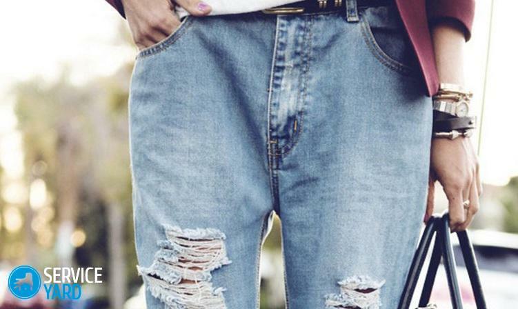 Hoe jeans thuis te witten?