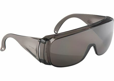 Open veiligheidsbril, verduisterd, slagvast polycarbonaat SibrTech 89156