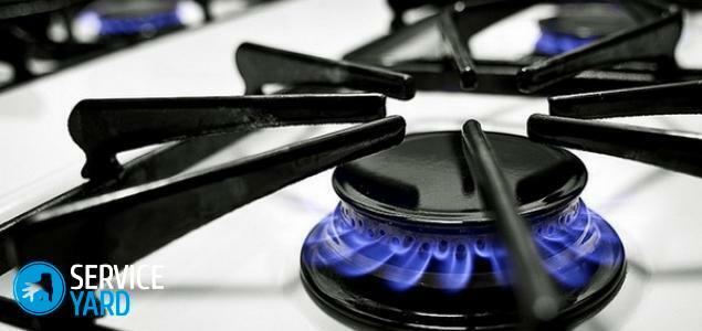 Come pulire la griglia su un fornello a gas a casa?