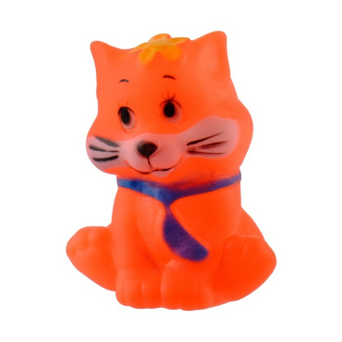 Spielzeug-Quietschen für die Badewanne " Katze"