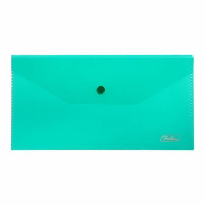 Složka na obálky se zacvakávacím tlačítkem C6 180μm, zelená