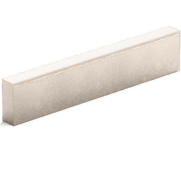 Steingot járdaszegély fehér cementből, fehér 1000х200х80 mm