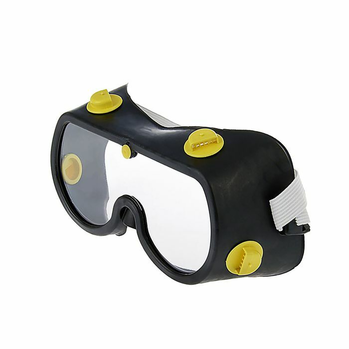 TUNDRA basic védőszemüveg, polikarbonát lencsékkel, fekete