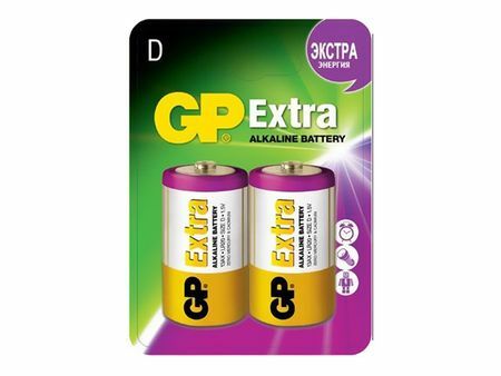 Battery GP EXTRA D 2pcs