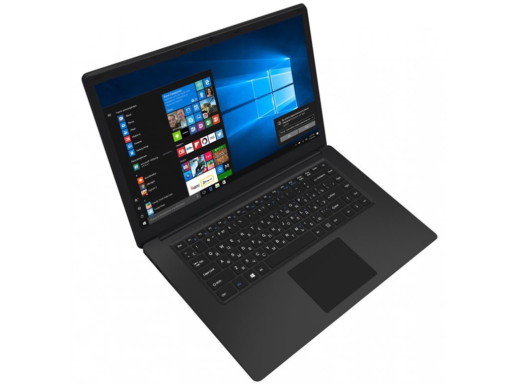 Digma CITI E600 Laptop preto-prateado (Intel Atom x5-Z8350 1,44 GHz / 2048Mb / SSD de 32 Gb / Intel HD Graphics / Wi-Fi / Bluetooth / Cam / 15.6 / 1920x1080 / Windows 10 Home 64 bits)