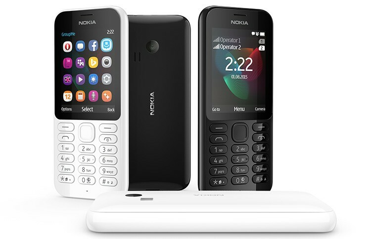 Nokia 222 Dual Sim - formen er vakker, i tillegg til innholdet