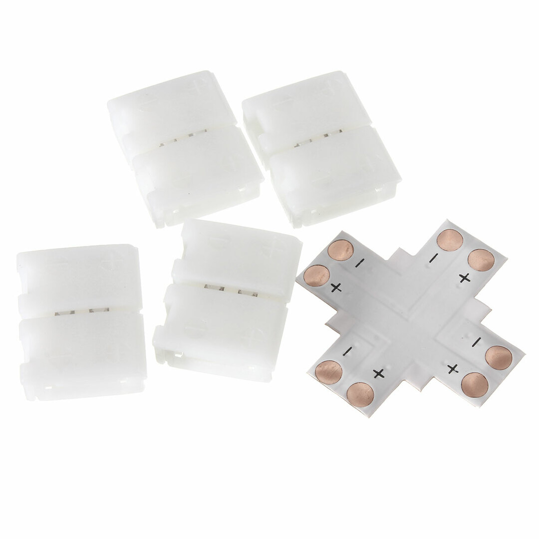 Mm + / t / l forma 2 pin 3528 connettore angolare per PCB a striscia LED per illuminazione a colore singolo