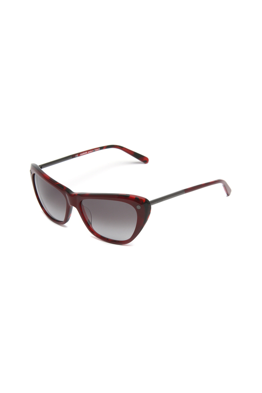 Damskie okulary przeciwsłoneczne Balmain BL206903 czerwone
