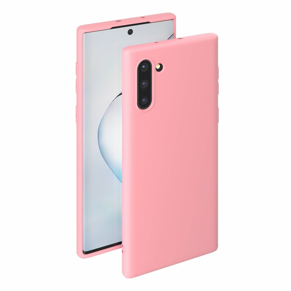 Smartphone-hoesje voor Samsung Galaxy Note 10 Deppa Gel Color-hoesje 87333 Pink Clip-hoesje, PU