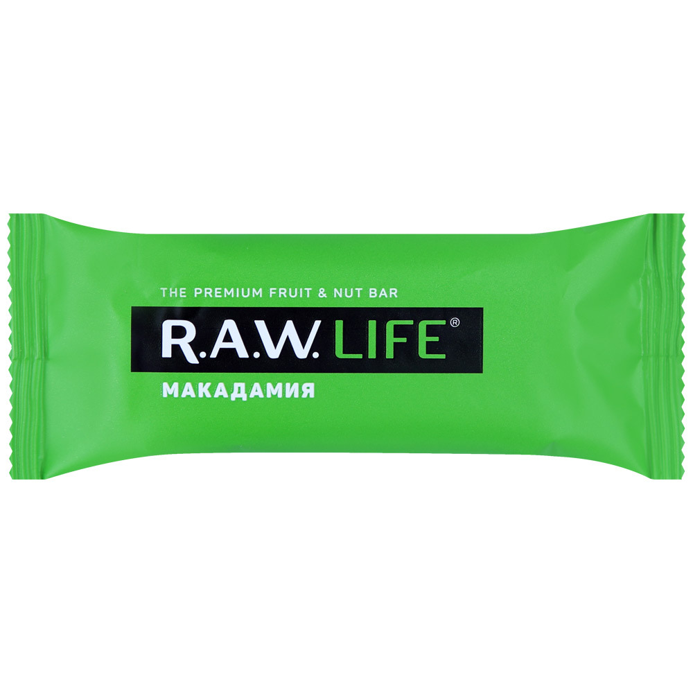 Raw Life Macadamia sadna ploščica 47g