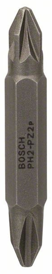 Bit for skrutrekker dobbeltsidig Bosch PH2 / PZ2, lengde 45 mm