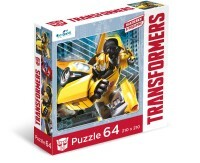 Puzzle Transformers. Humle + klistremerker (64 elementer)