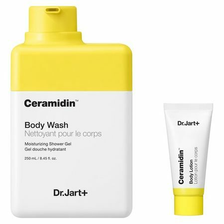 Dr. Jart + Ceramidin Set med duschgel och miniatyr bodylotion
