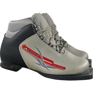 Lyžařské boty Marax 75mm M350 ACTIVE stříbrné, velikost 35