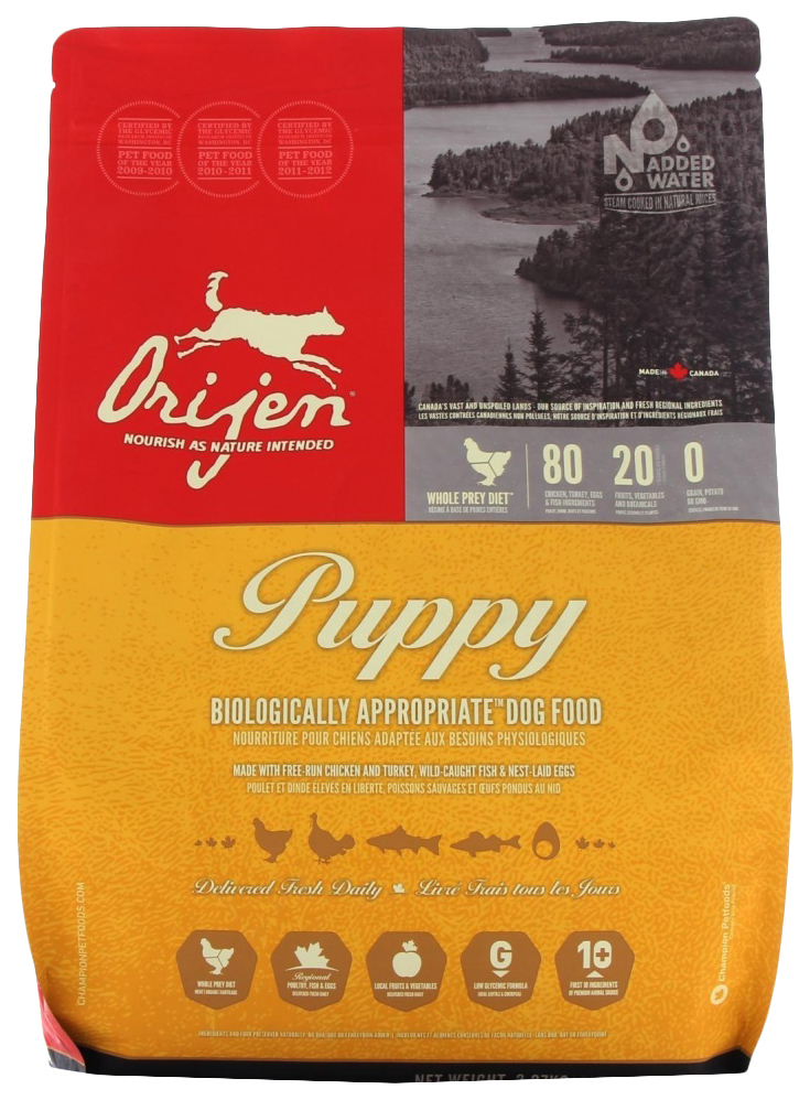 Trockenfutter für Welpen Orijen Puppy, Huhn, 0,34kg