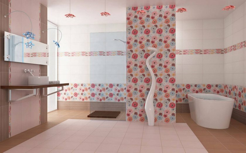 vannitoa plaatide kaunistamise foto