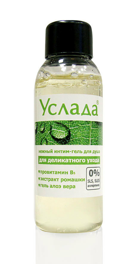 Výrobky pro péči o tělo, kosmetika: Intimní sprchový gel Delight -jemná péče - 50 gr.