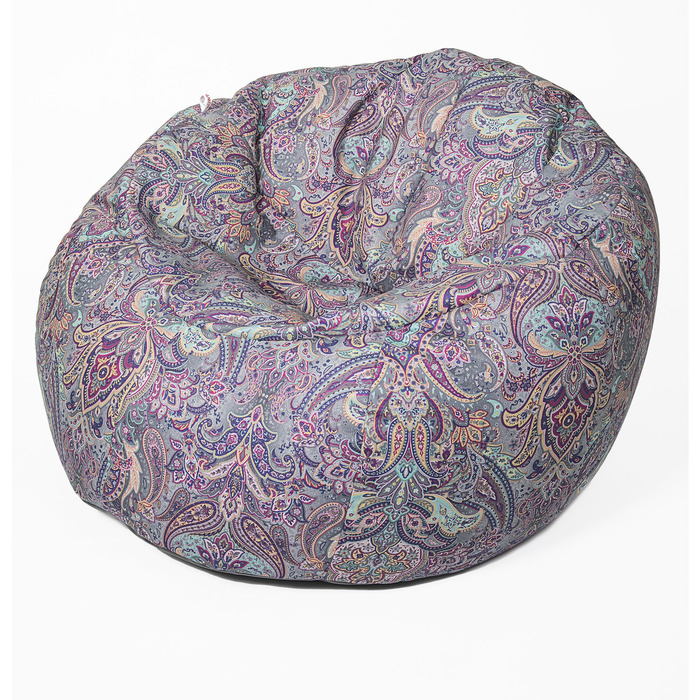 Frameloze fauteuil " Soft" klein, lengte 70 cm, breedte 70 cm, hoogte 80 cm, violet