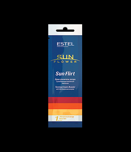 ESTEL Cream Sun Flower Sun Flirt 1 Level Tan Enhancer, 15 ml