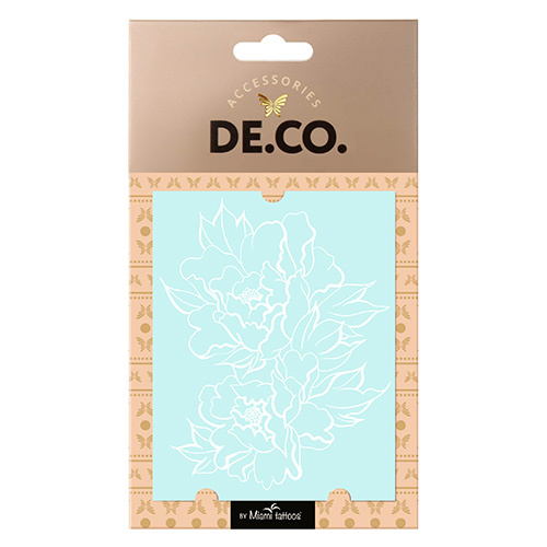 Body Tattoo DE.CO. WHITE TATTOO by Miami tattoos transferable Floral Lace