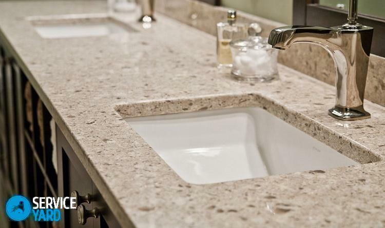How to polish the countertop of artificial stone with your own hands?