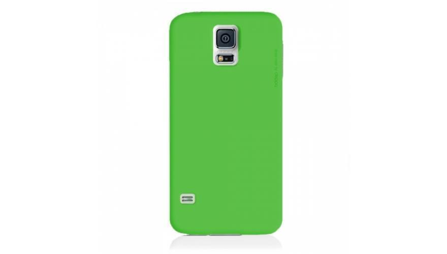 Deppa Air Case für Samsung Galaxy S5 mini (SM-G800) (grün) + Schutzfolie