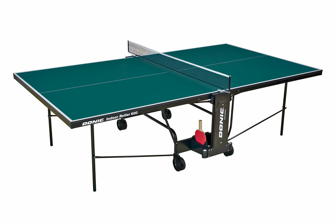שולחן טניס דוניק רולר מקורה 600 ירוק עם רשת 230286-G