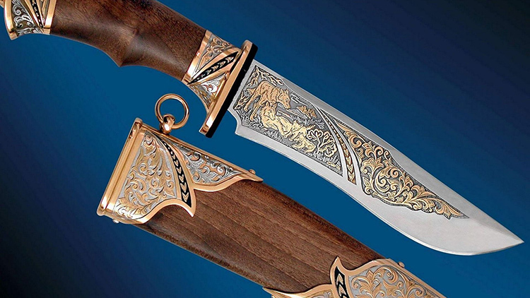 Algumas facas de caça pode ser chamado de iskusstvaFOTO trabalho: rusknife.com