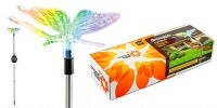 Kerti lámpa Csodálatos kerti pillangó, LED napelemmel