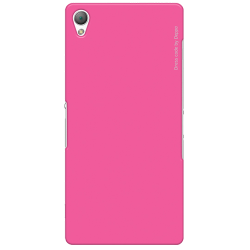 Pouzdro Deppa Air pro Sony Xperia Z3 Plus / Z3 Plus Dual (růžové) + ochranná fólie