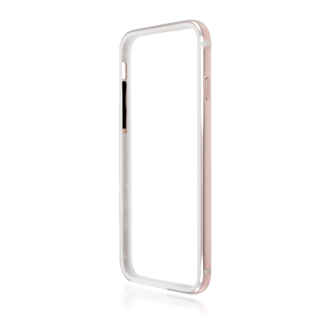 Dwuczęściowy ochraniacz Brosco do Apple IPhone 6 w kolorze różowego złota