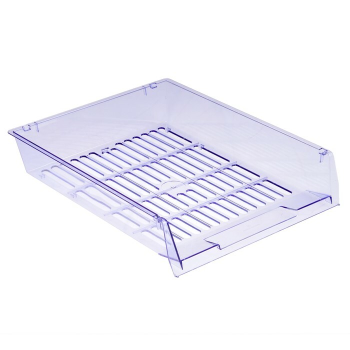 Horizontal mesh paper tray \