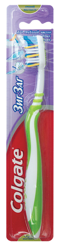 Cepillo de dientes mediano Colgate ZigZag