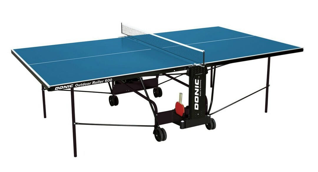 Tavolo da ping pong per tutte le stagioni Donic Outdoor Roller 600 con rete 230293-B