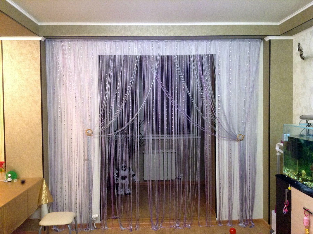 Filament curtains