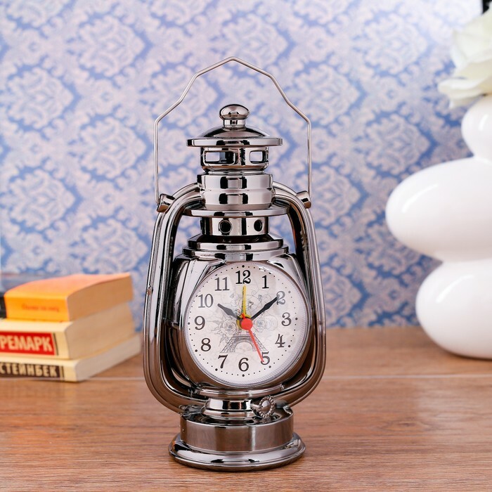 Table clock with alarm clock \