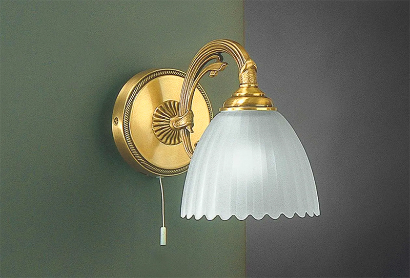 Sconce over the bed 