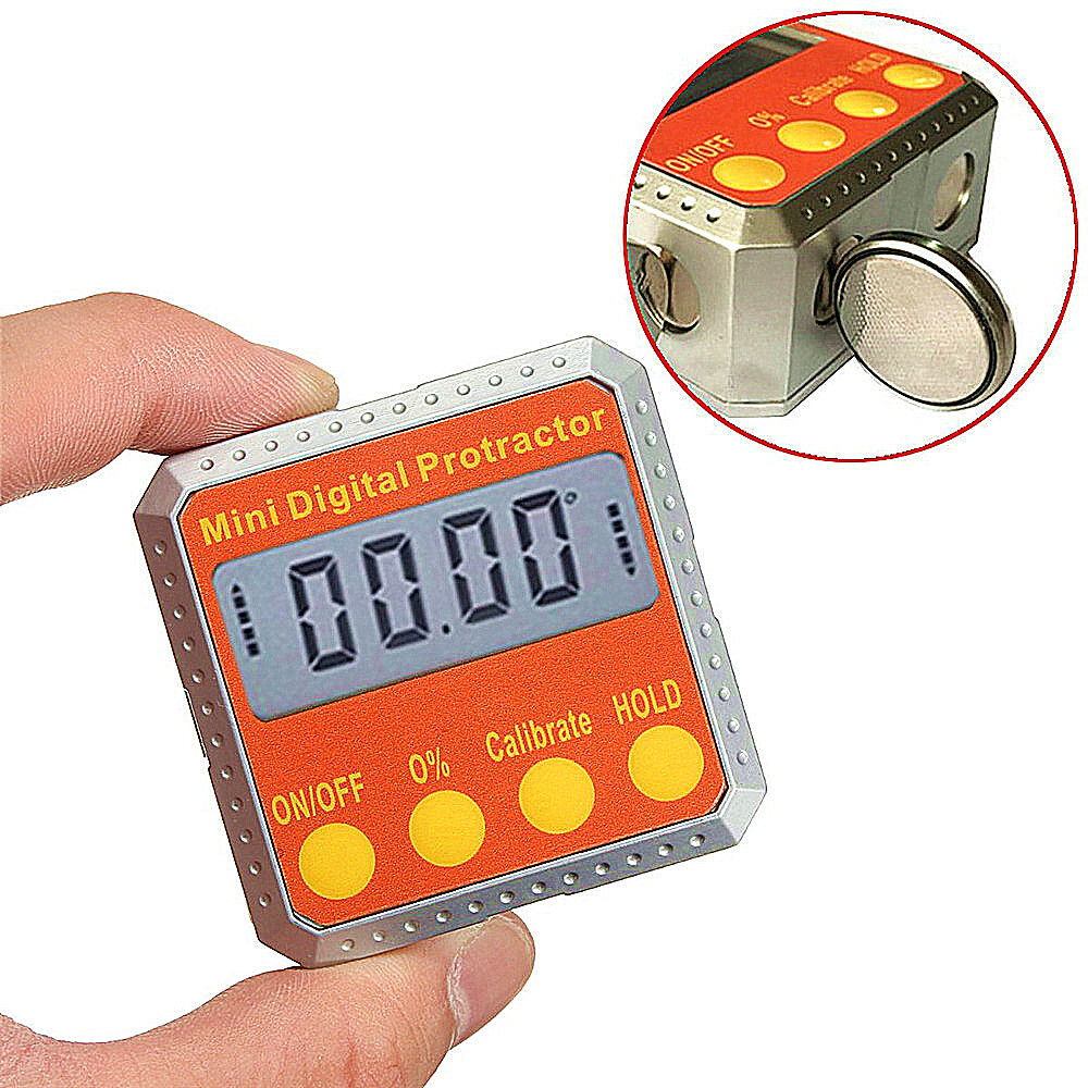 Mini Digital Angle Linear Protractor Electronic Inclinometer Angle Gauge 360 ​​° Magnetic Base