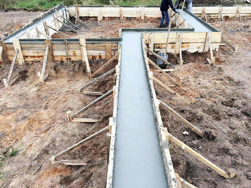 Only a one-time poured foundation can be called a solid foundation.