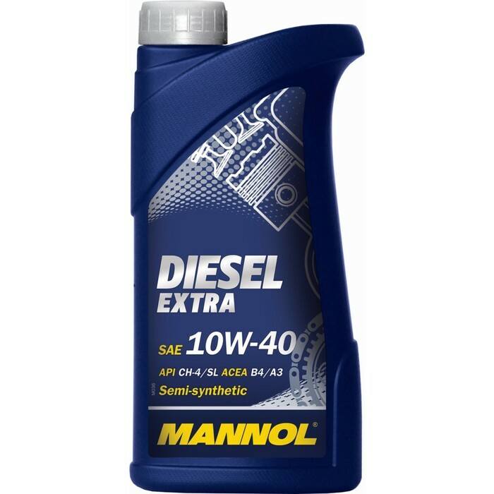 Variklinė alyva MANNOL 10w40 p / s Diesel Extra, 1 l