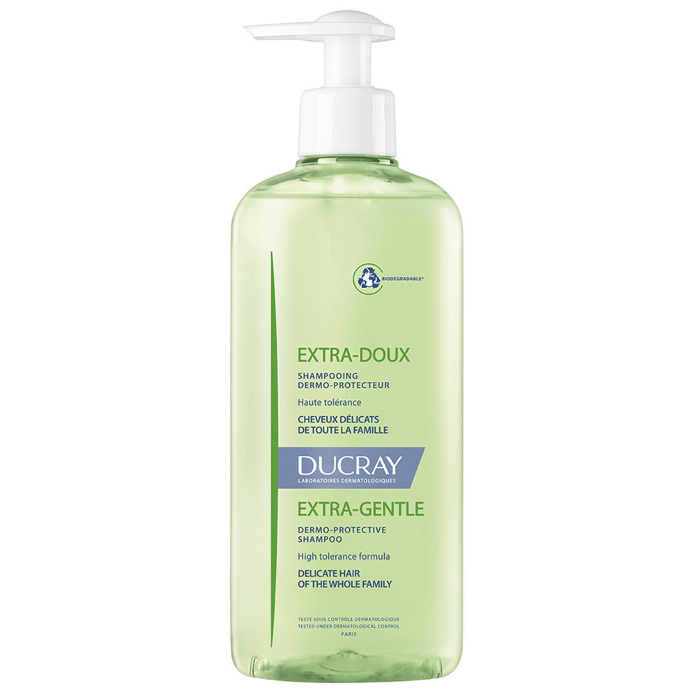 Shampoo Ducray Extra-Doux til hyppig brug uden parabener 400 ml
