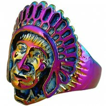 Vintage Chief Head of Indian Ring
