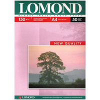 Lomond mürekkep püskürtmeli kağıt, 150 gsm, 50 yaprak, parlak, tek taraflı, A4